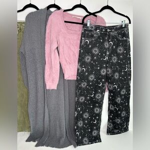 Free People & Anthropologie Lot Sz Large We The Free, Astr The Label, Astrology